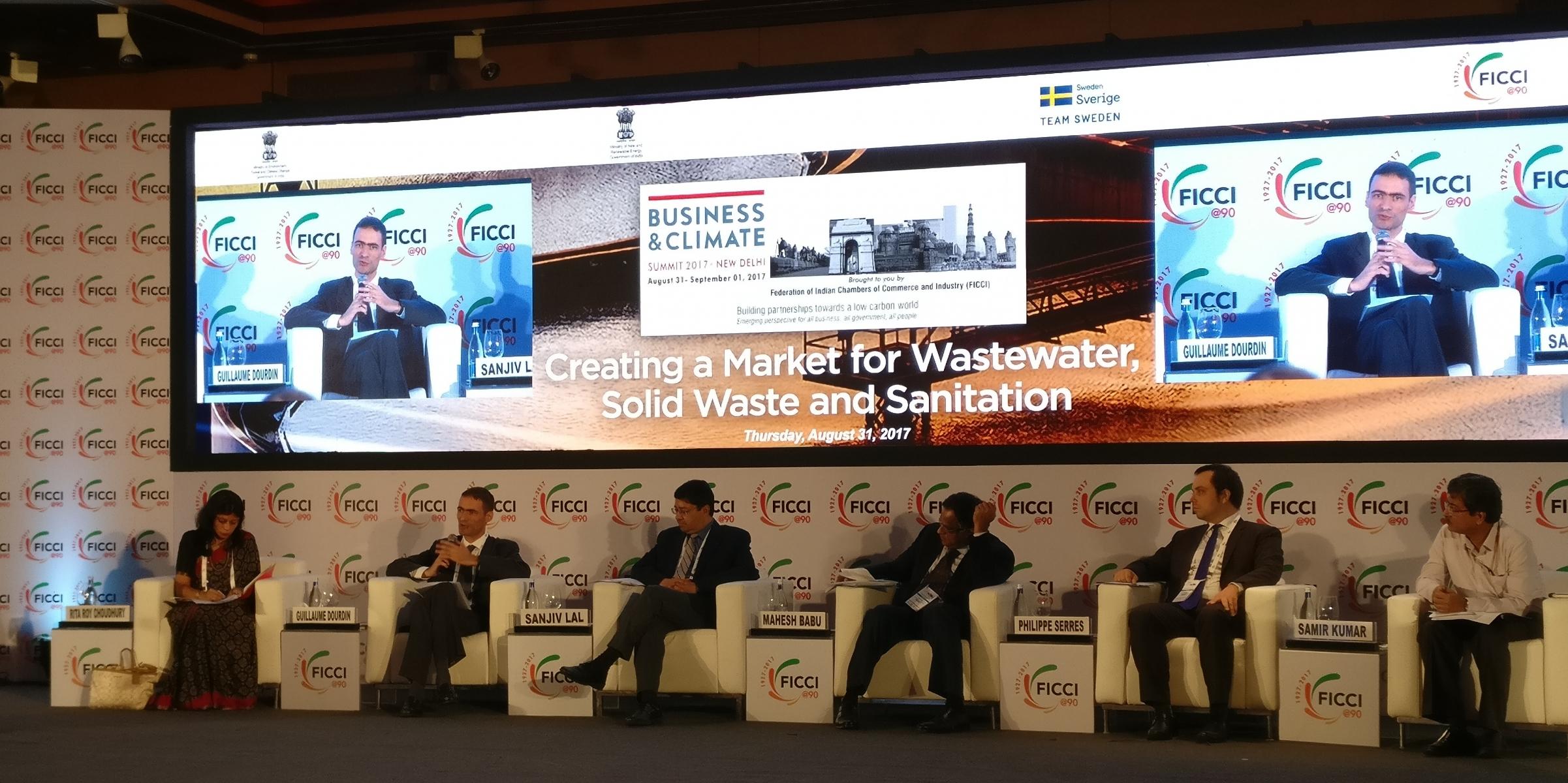 Guillaume Dourdin at Business and Climate Summit